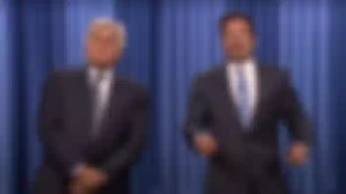 Jay Leno and Jimmy Fallon
